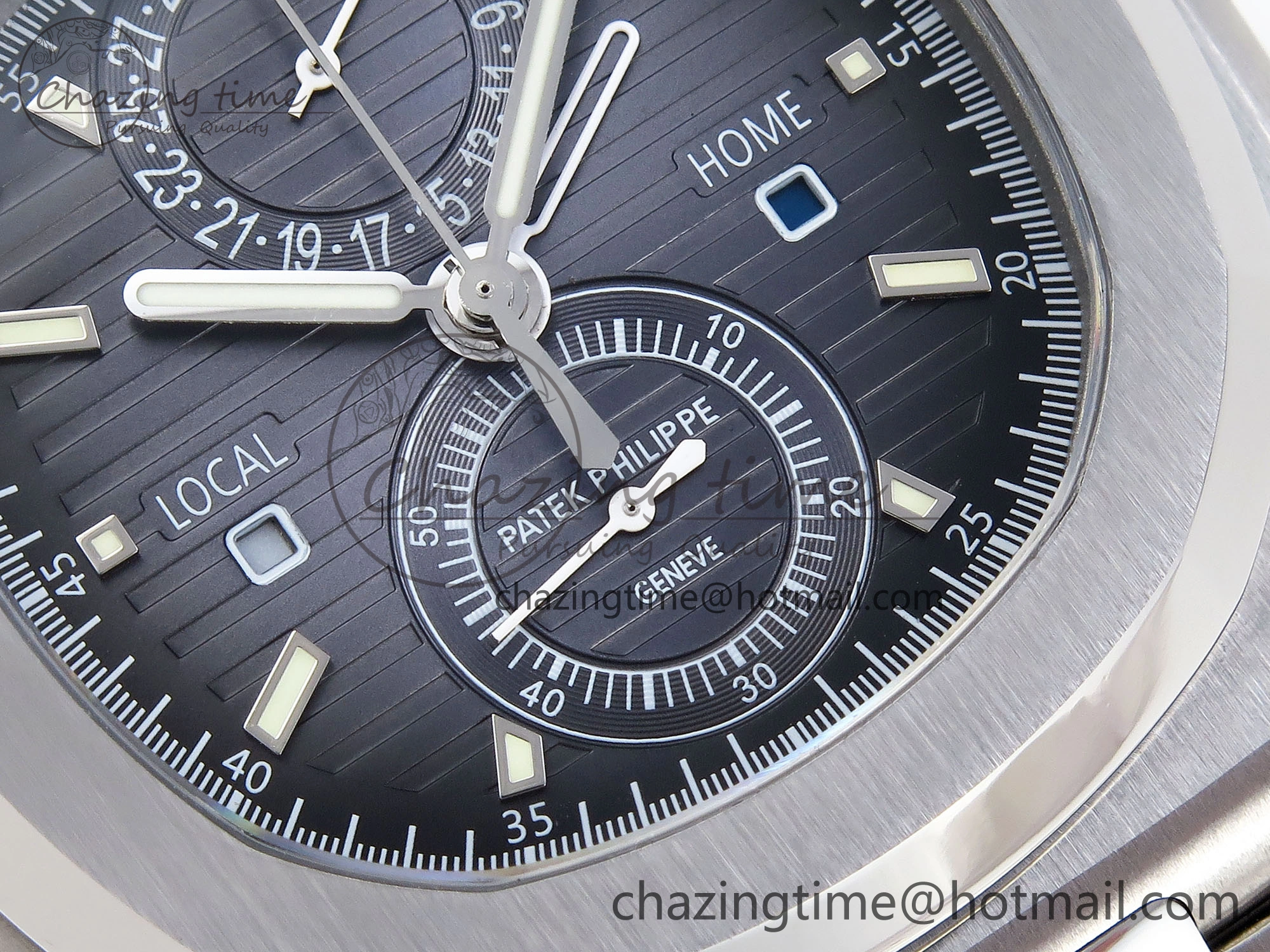 NAUTILUS 5990 SS SPPF 1:1 BEST EDITION BLUE DIAL ON SS BRACELET A28-520 CLONE