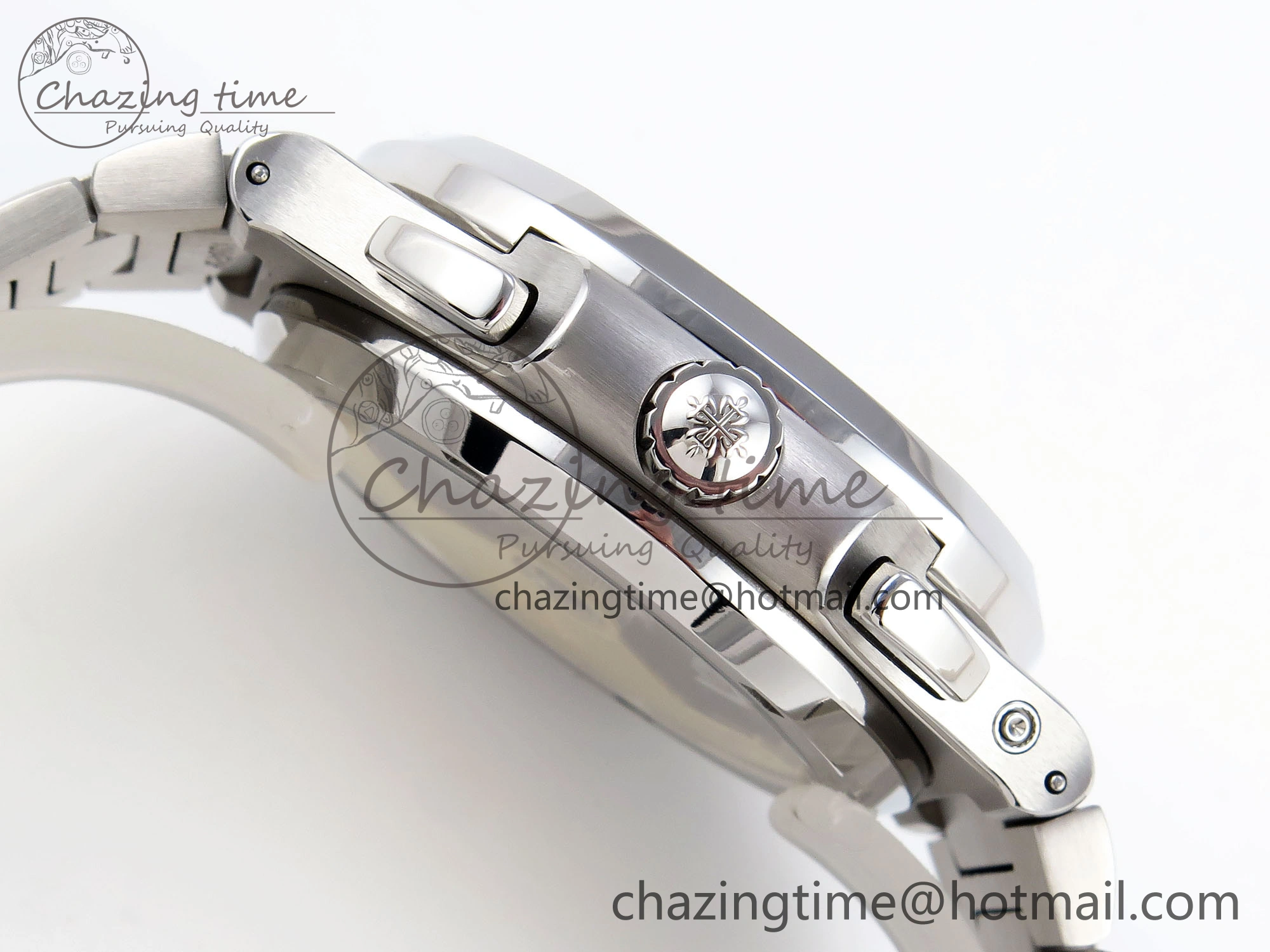 NAUTILUS 5990 SS SPPF 1:1 BEST EDITION GRAY DIAL ON SS BRACELET A28-520 CLONE