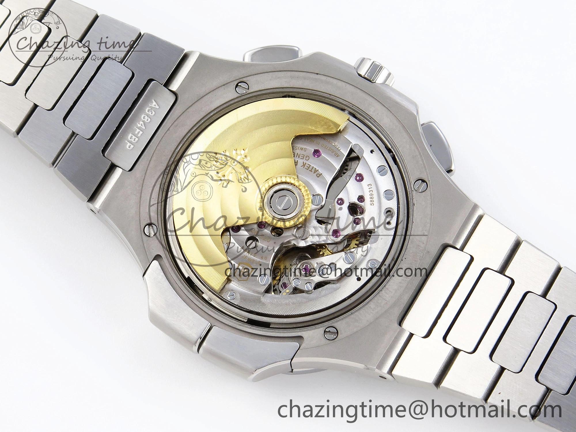 NAUTILUS 5990 SS SPPF 1:1 BEST EDITION GRAY DIAL ON SS BRACELET A28-520 CLONE