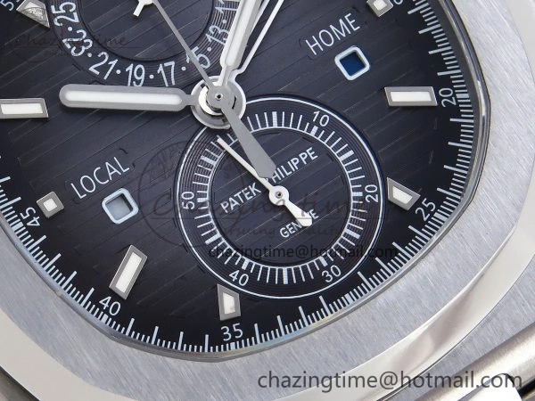 NAUTILUS 5990 SS SPPF 1:1 BEST EDITION GRAY DIAL ON SS BRACELET A28-520 CLONE