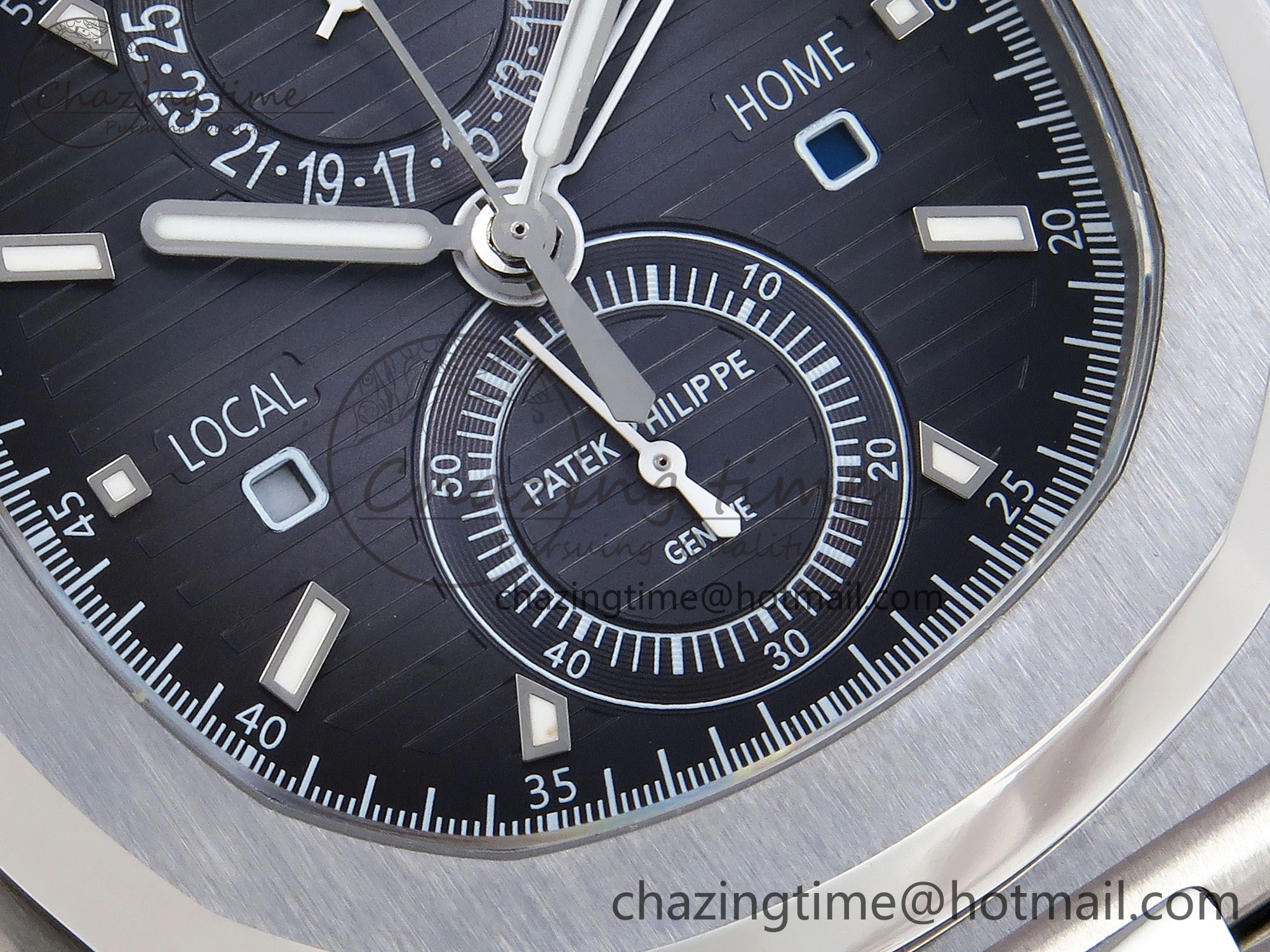 NAUTILUS 5990 SS SPPF 1:1 BEST EDITION GRAY DIAL ON SS BRACELET A28-520 CLONE