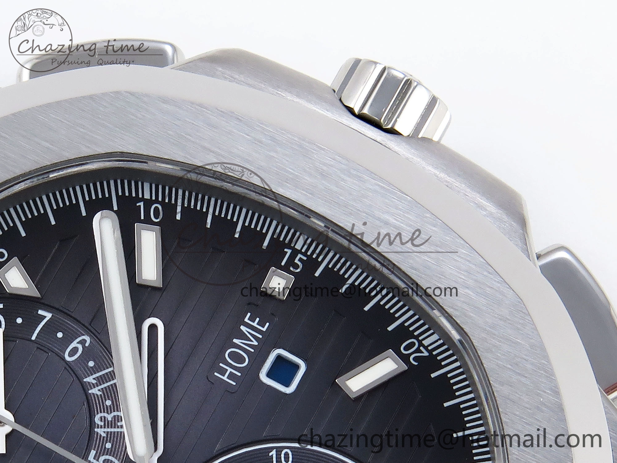 NAUTILUS 5990 SS SPPF 1:1 BEST EDITION GRAY DIAL ON SS BRACELET A28-520 CLONE