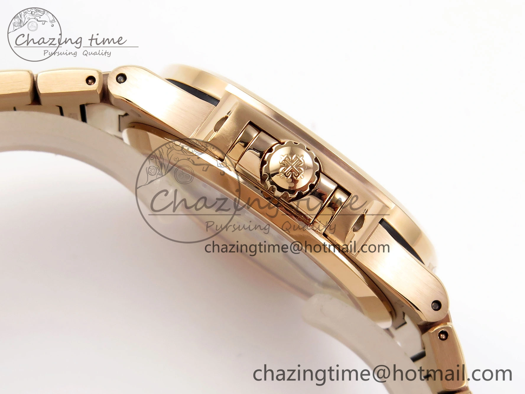 NAUTILUS 7118 LADIES RG PPF 1:1 BEST EDITION RG DIAL ON RG BRACELET 324CS