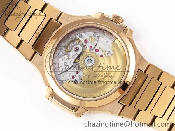 NAUTILUS 7118 LADIES RG PPF 1:1 BEST EDITION RG DIAL ON RG BRACELET 324CS