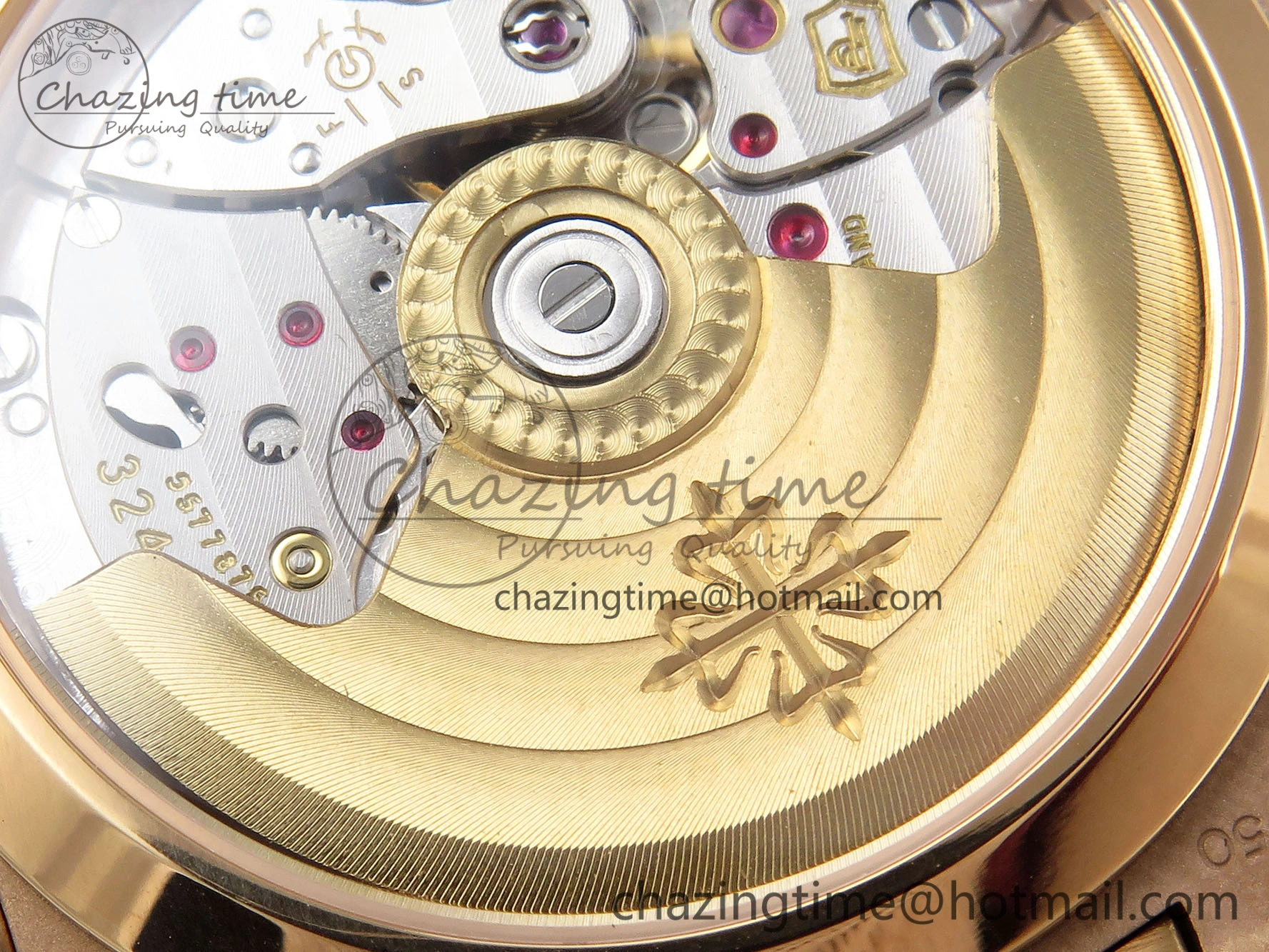 NAUTILUS 7118 LADIES RG PPF 1:1 BEST EDITION RG DIAL ON RG BRACELET 324CS