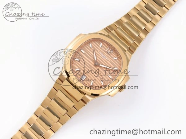 NAUTILUS 7118 LADIES RG PPF 1:1 BEST EDITION RG DIAL ON RG BRACELET 324CS