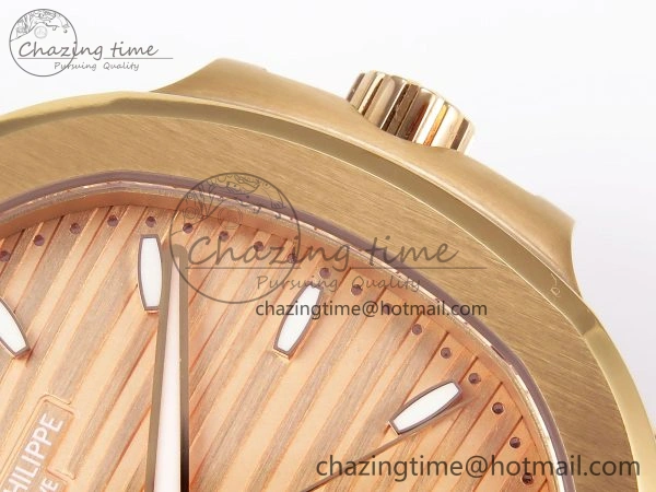 NAUTILUS 7118 LADIES RG PPF 1:1 BEST EDITION RG DIAL ON RG BRACELET 324CS
