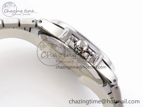 NAUTILUS 7118 LADIES SS PPF 1:1 BEST EDITION BLUE DIAL DIAMONDS BEZEL ON SS BRACELET 324CS