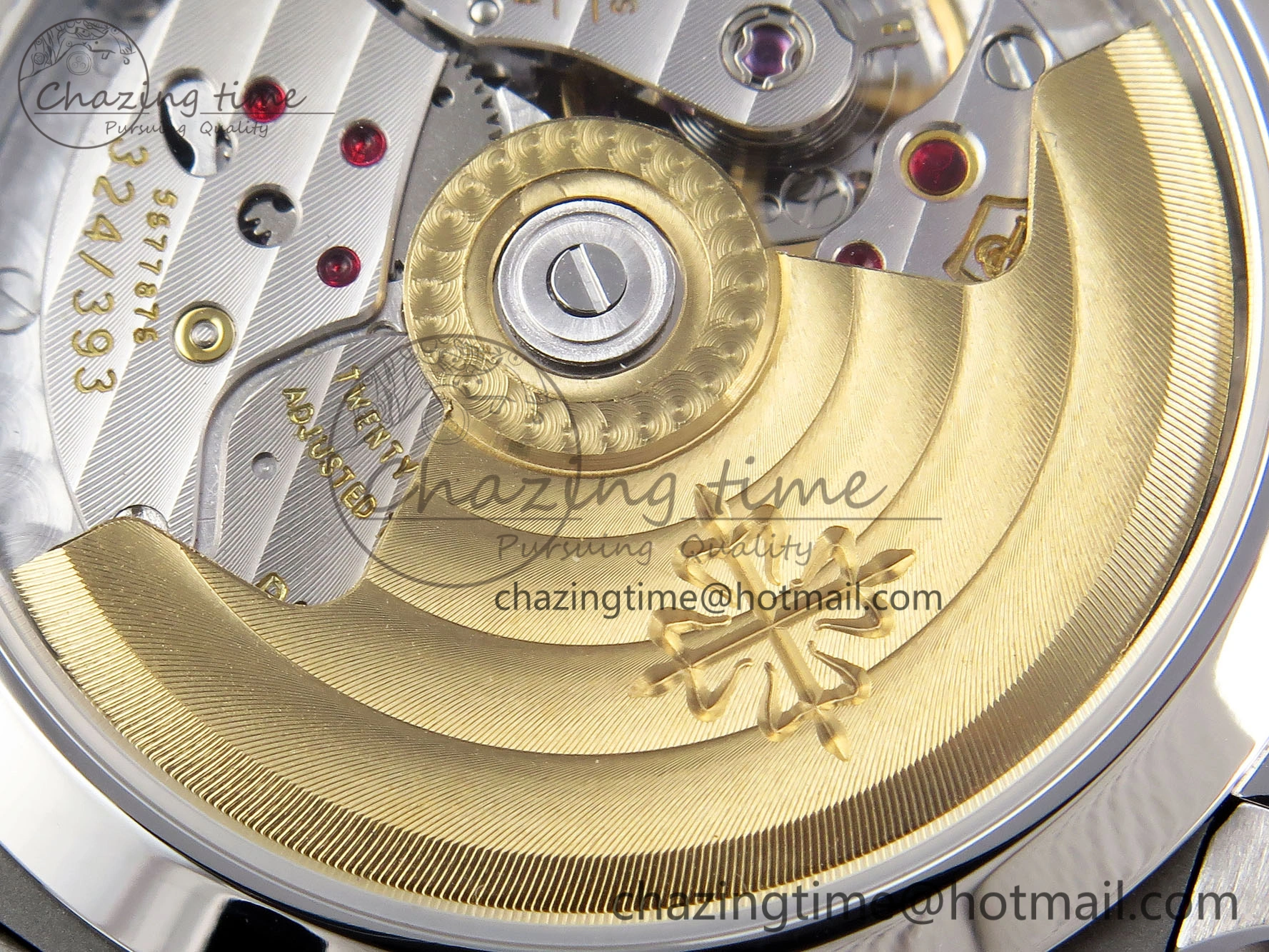 NAUTILUS 7118 LADIES SS PPF 1:1 BEST EDITION BLUE DIAL DIAMONDS BEZEL ON SS BRACELET 324CS