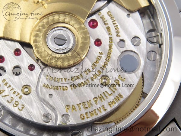 NAUTILUS 7118 LADIES SS PPF 1:1 BEST EDITION BLUE DIAL DIAMONDS BEZEL ON SS BRACELET 324CS