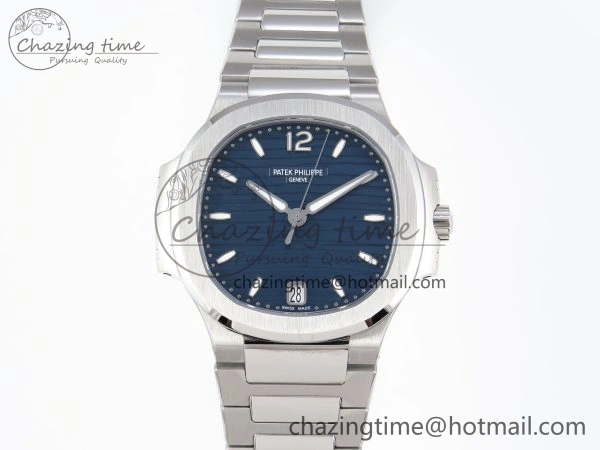 NAUTILUS 7118 LADIES SS PPF 1:1 BEST EDITION BLUE DIAL ON SS BRACELET 324CS