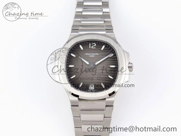 NAUTILUS 7118 LADIES SS PPF 1:1 BEST EDITION BROWN DIAL ON SS BRACELET 324CS