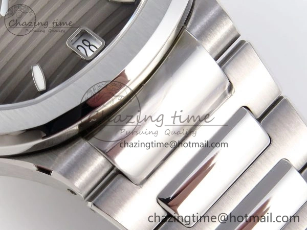NAUTILUS 7118 LADIES SS PPF 1:1 BEST EDITION BROWN DIAL ON SS BRACELET 324CS