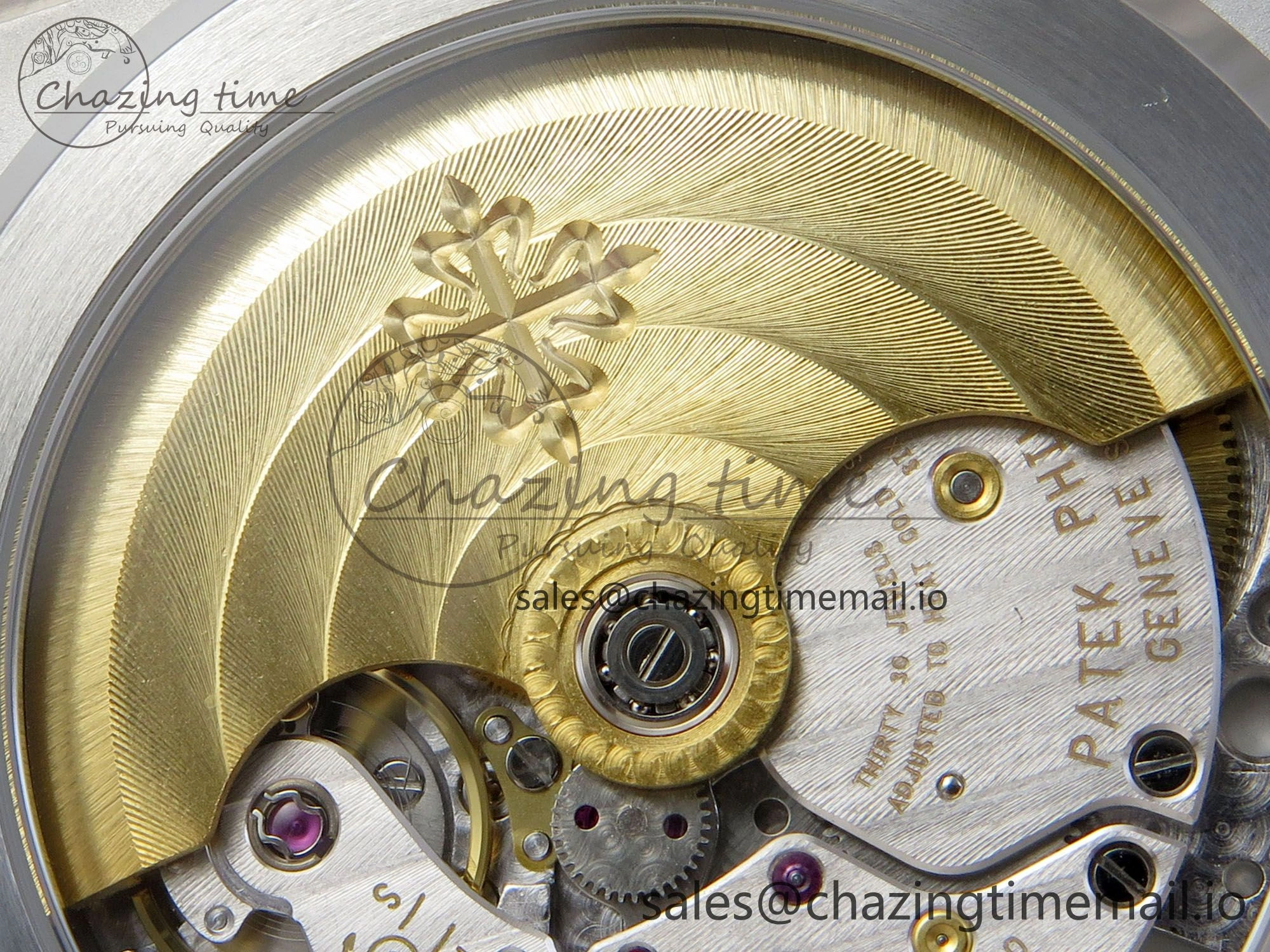 Nautilus 5711 3KF 1:1 Best Edition Blue Textured Dial on SS Bracelet A330 Super Clone