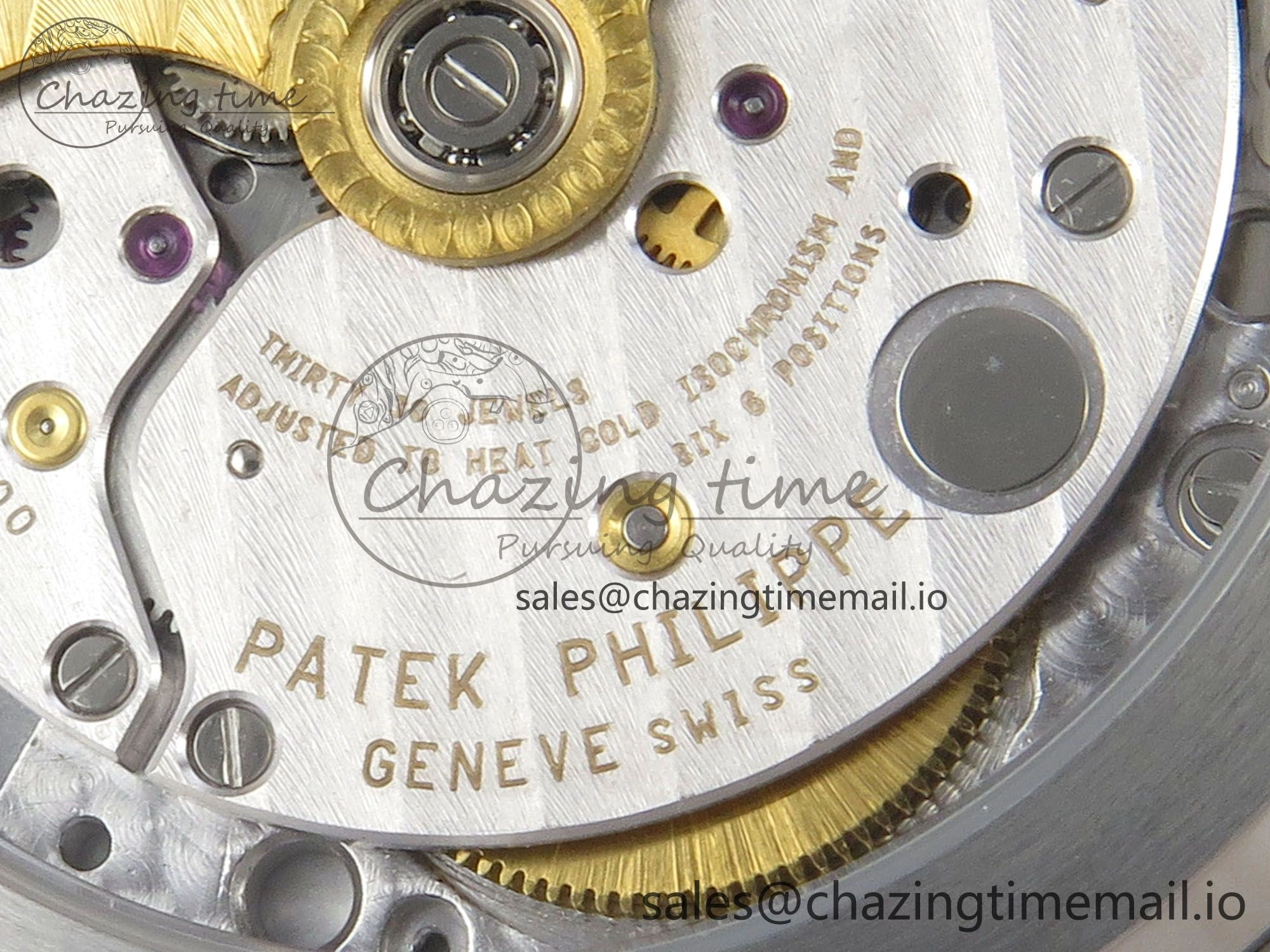 Nautilus 5711 3KF 1:1 Best Edition Blue Textured Dial on SS Bracelet A330 Super Clone