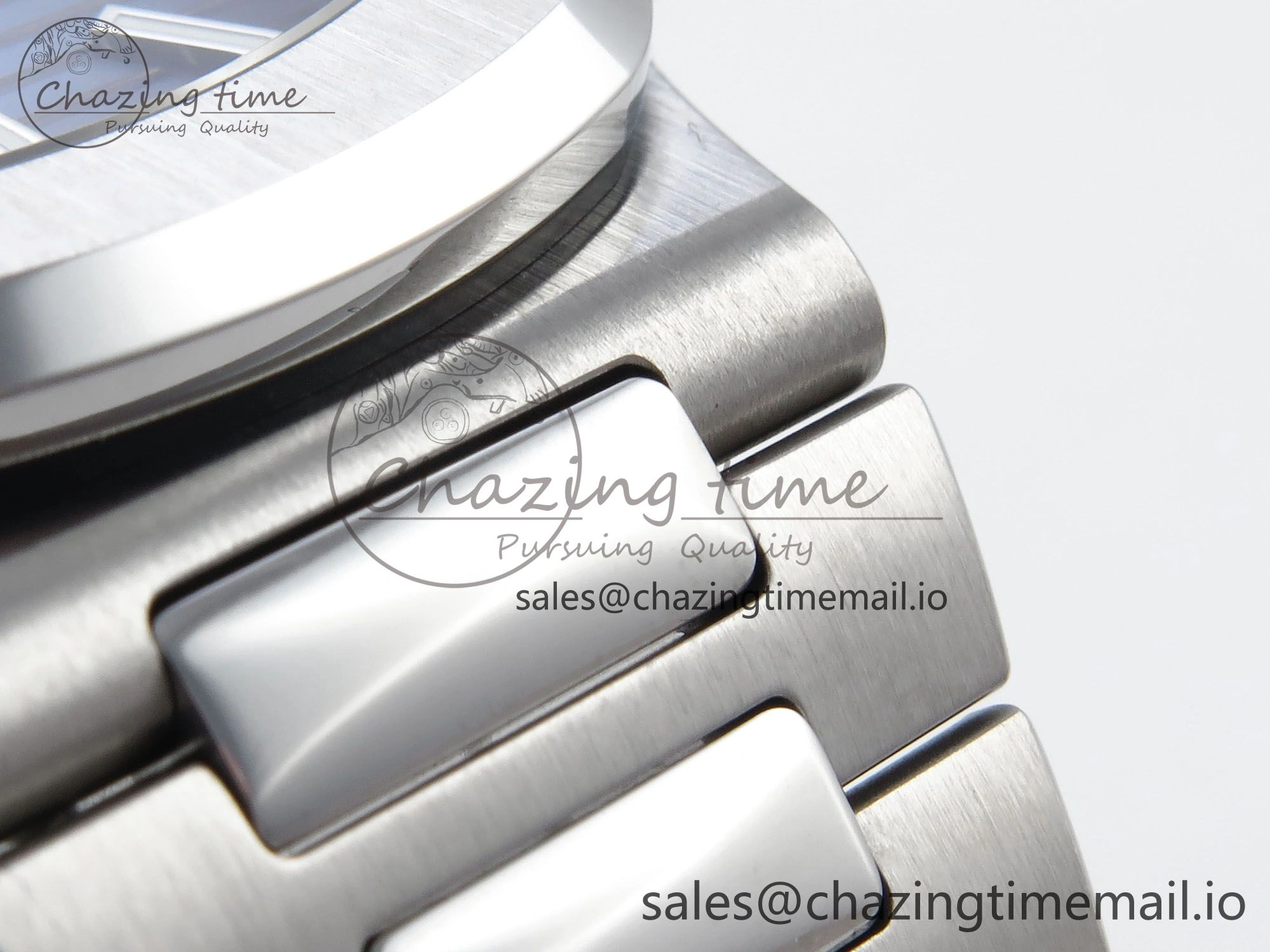 Nautilus 5711 3KF 1:1 Best Edition Blue Textured Dial on SS Bracelet A330 Super Clone
