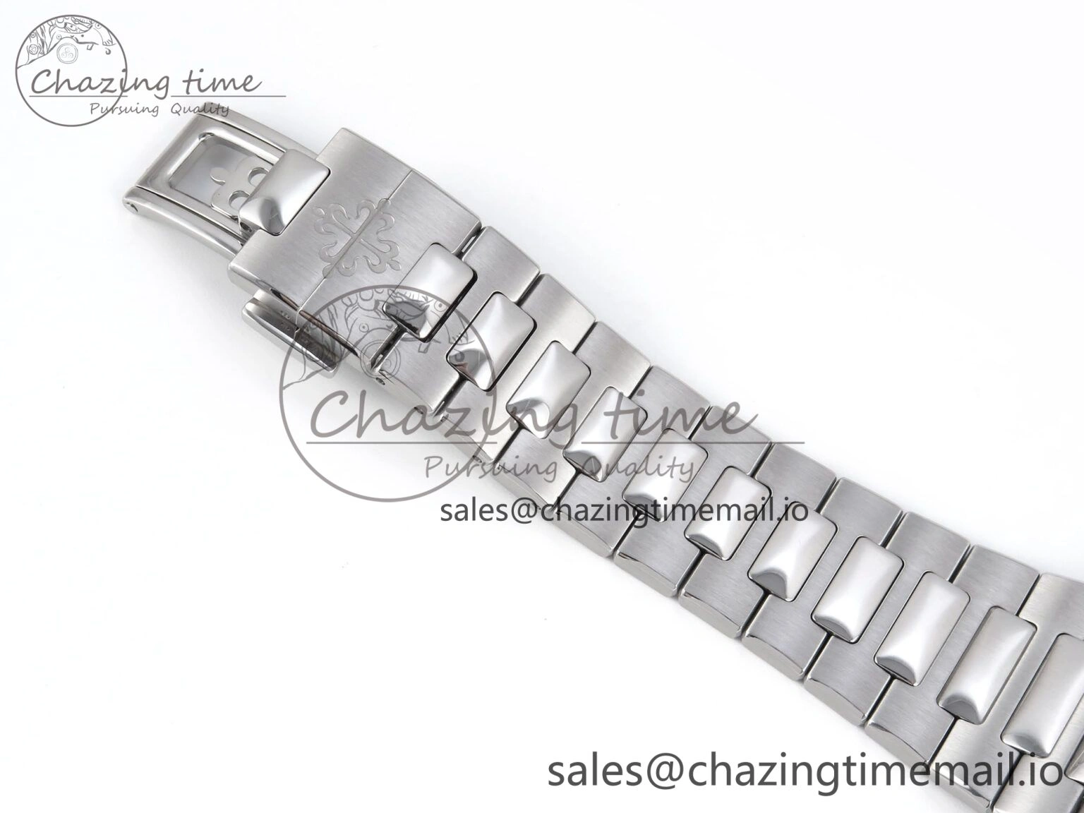 Nautilus 5711 3KF 1:1 Best Edition Blue Textured Dial on SS Bracelet A330 Super Clone