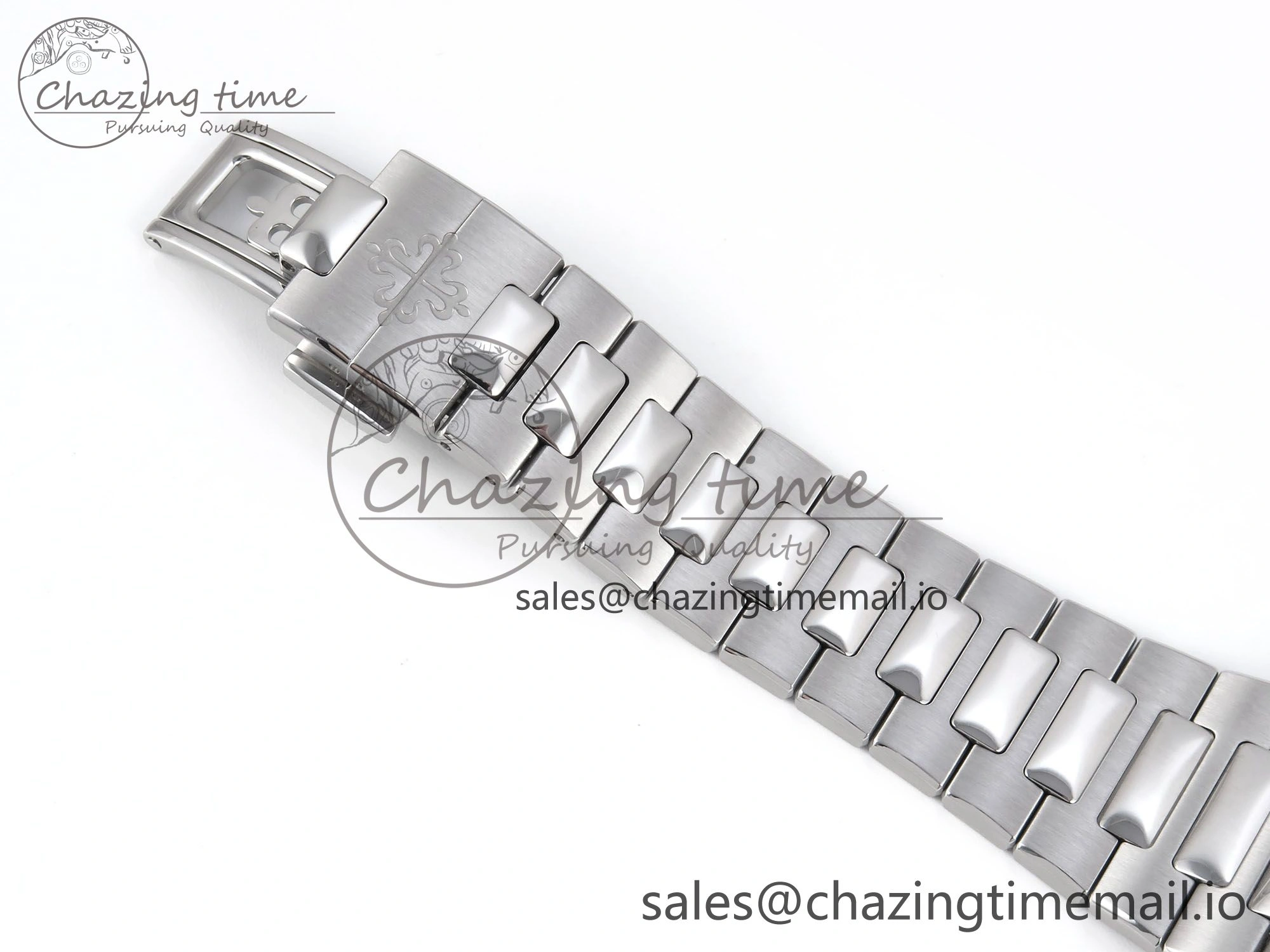 Nautilus 5711 3KF 1:1 Best Edition Blue Textured Dial on SS Bracelet A330 Super Clone