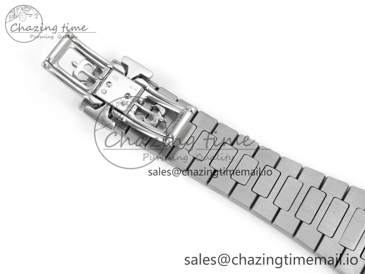 Nautilus 5711 3KF 1:1 Best Edition Blue Textured Dial on SS Bracelet A330 Super Clone