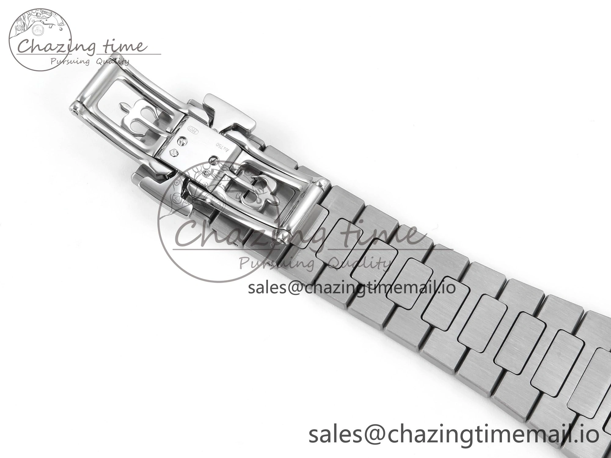 Nautilus 5711 3KF 1:1 Best Edition Blue Textured Dial on SS Bracelet A330 Super Clone