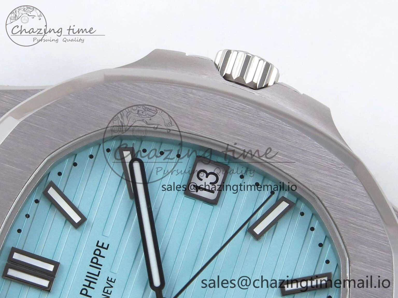 Nautilus 5711 3KF 1:1 Best Edition Tiffany Blue Dial on SS Bracelet A324 Super Clone V2