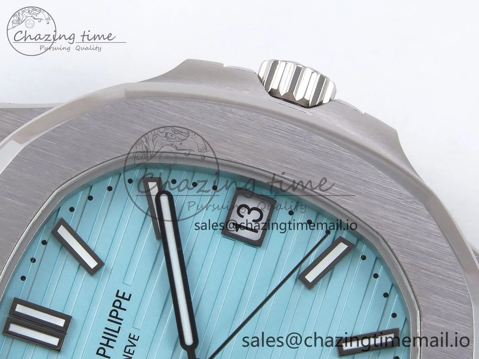 Nautilus 5711 3KF 1:1 Best Edition Tiffany Blue Dial on SS Bracelet A324 Super Clone V2
