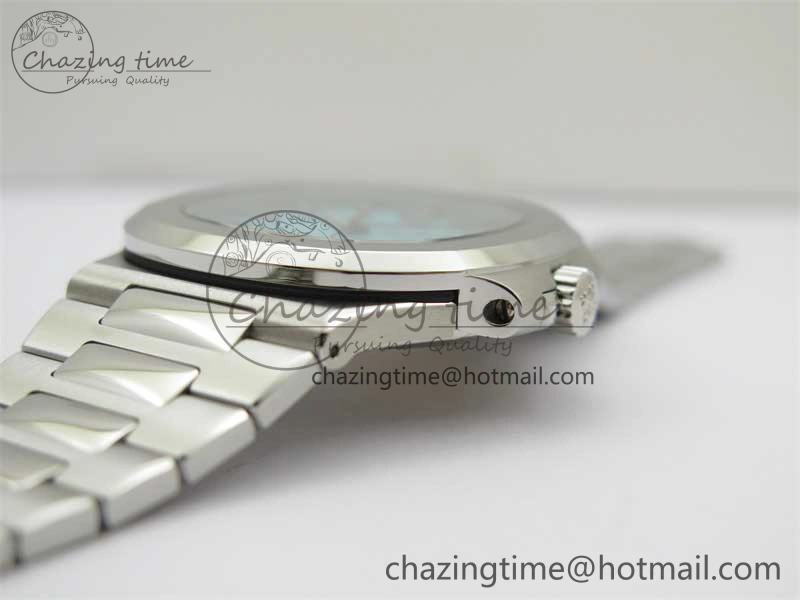 Nautilus 5711 3KF 1:1 Best Edition Tiffany Blue Dial on SS Bracelet A324 Super Clone V2