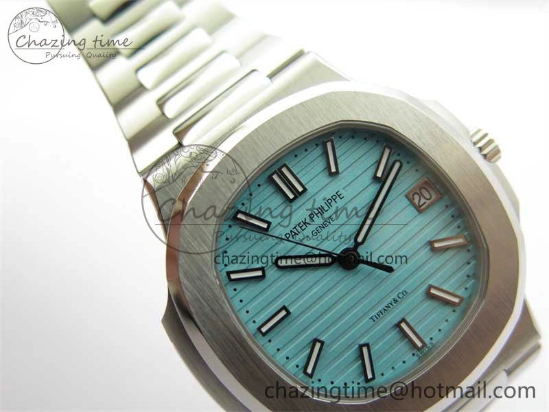 Nautilus 5711 3KF 1:1 Best Edition Tiffany Blue Dial on SS Bracelet A324 Super Clone V2