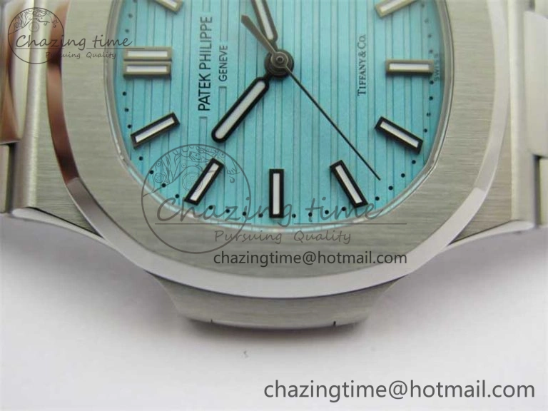 Nautilus 5711 3KF 1:1 Best Edition Tiffany Blue Dial on SS Bracelet A324 Super Clone V2