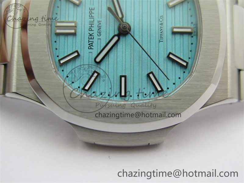 Nautilus 5711 3KF 1:1 Best Edition Tiffany Blue Dial on SS Bracelet A324 Super Clone V2