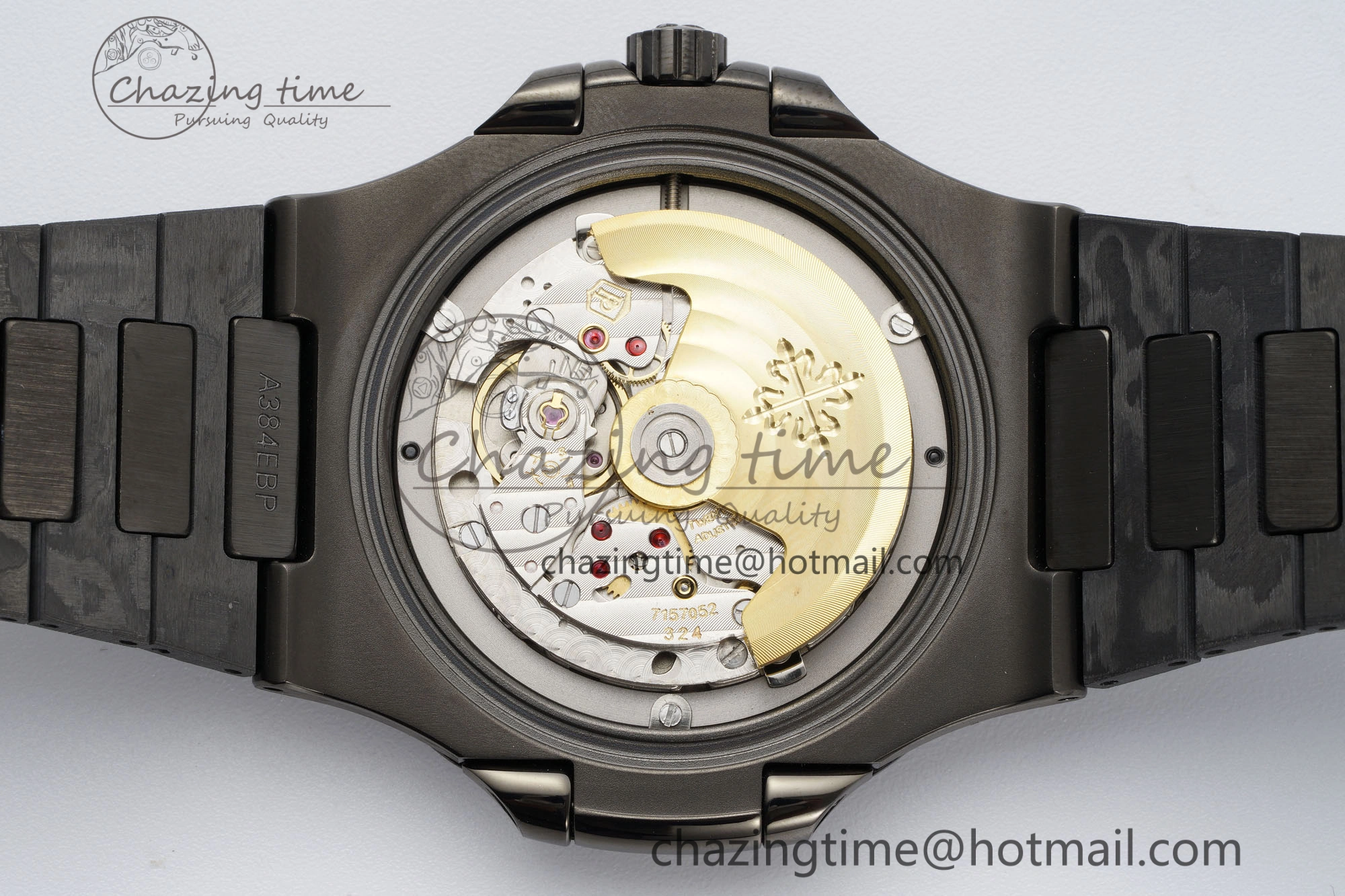 Nautilus 5711 DIW Carbon DIWF 1:1 Best Edition Black Textured Dial on Carbon PVD Bracelet 324CS