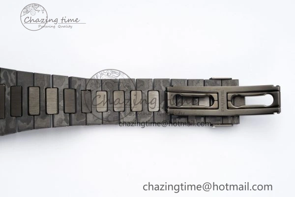 Nautilus 5711 DIW Carbon DIWF 1:1 Best Edition Black Textured Dial on Carbon PVD Bracelet 324CS