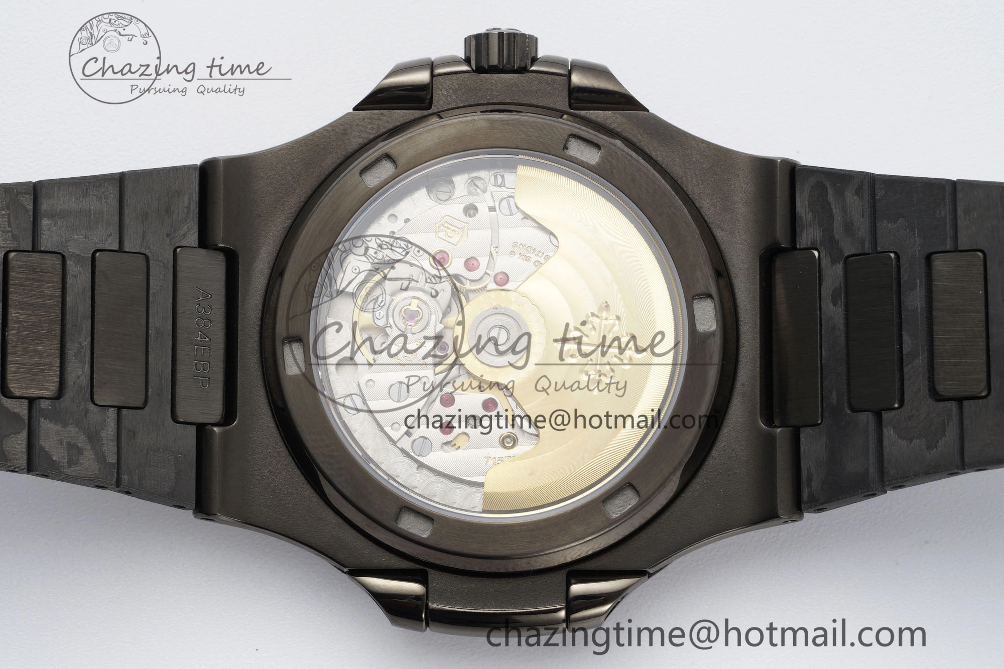 Nautilus 5711 DIW Carbon DIWF 1:1 Best Edition Black Textured Dial on Carbon PVD Bracelet 324CS