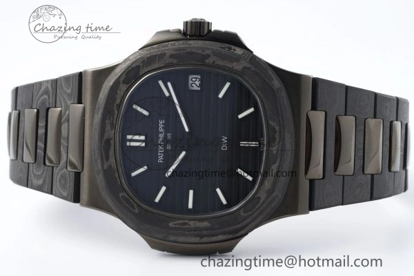 Nautilus 5711 DIW Carbon DIWF 1:1 Best Edition Black Textured Dial on Carbon PVD Bracelet 324CS