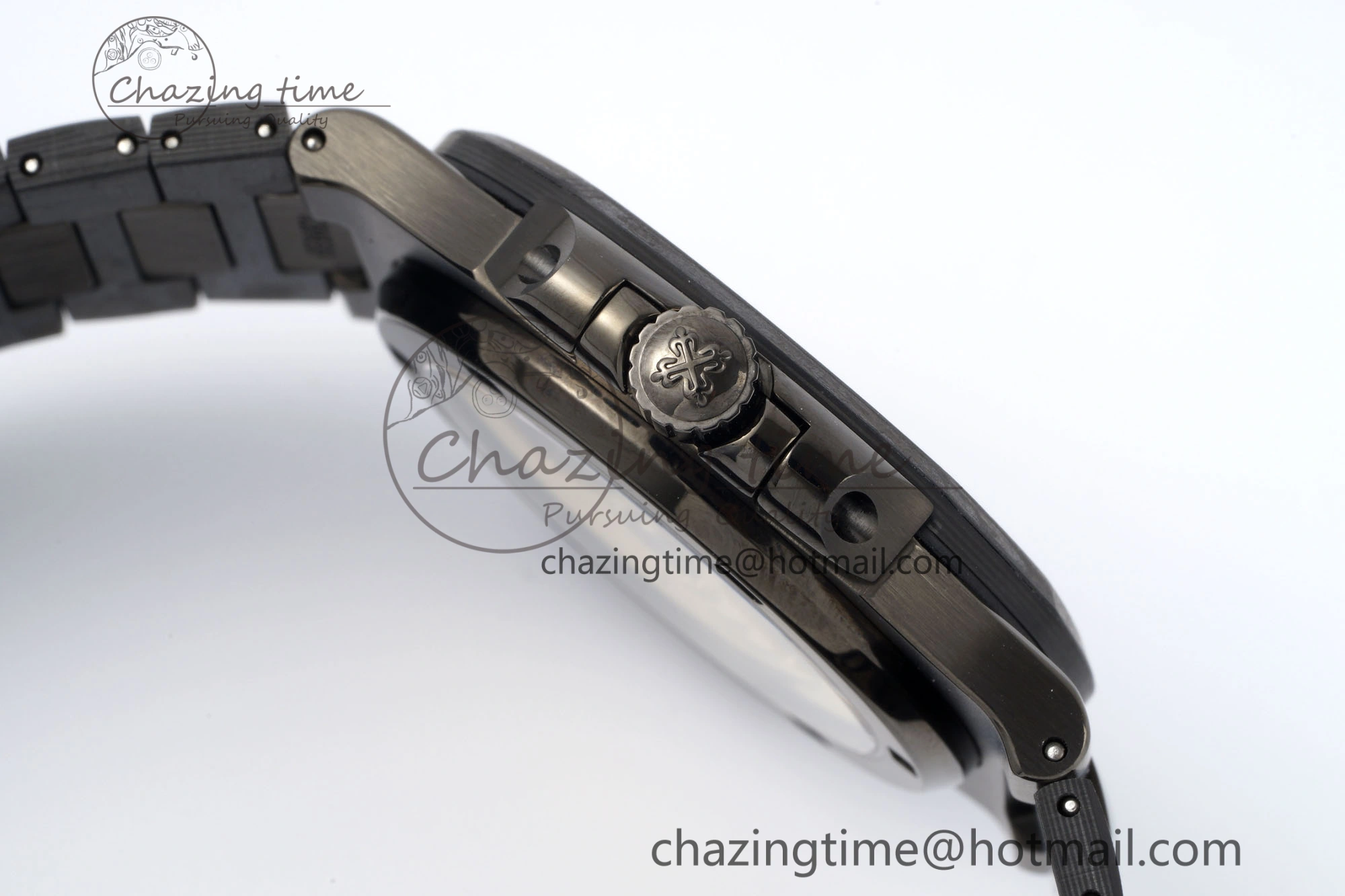 Nautilus 5711 DIW Carbon DIWF 1:1 Best Edition Black Textured Dial on Carbon PVD Bracelet 324CS