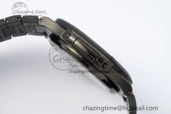 Nautilus 5711 DIW Carbon DIWF 1:1 Best Edition Black Textured Dial on Carbon PVD Bracelet 324CS