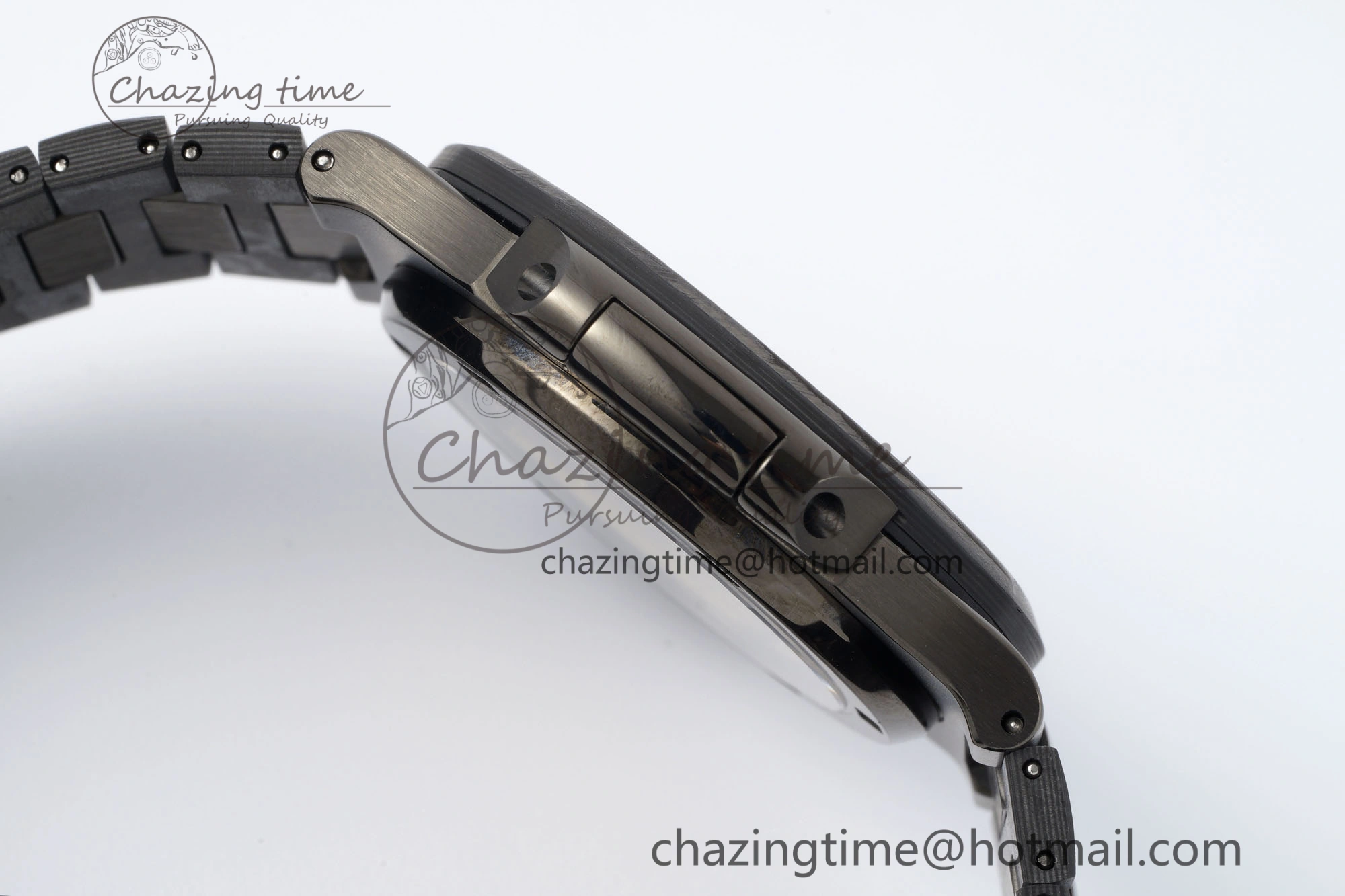Nautilus 5711 DIW Carbon DIWF 1:1 Best Edition Black Textured Dial on Carbon PVD Bracelet 324CS