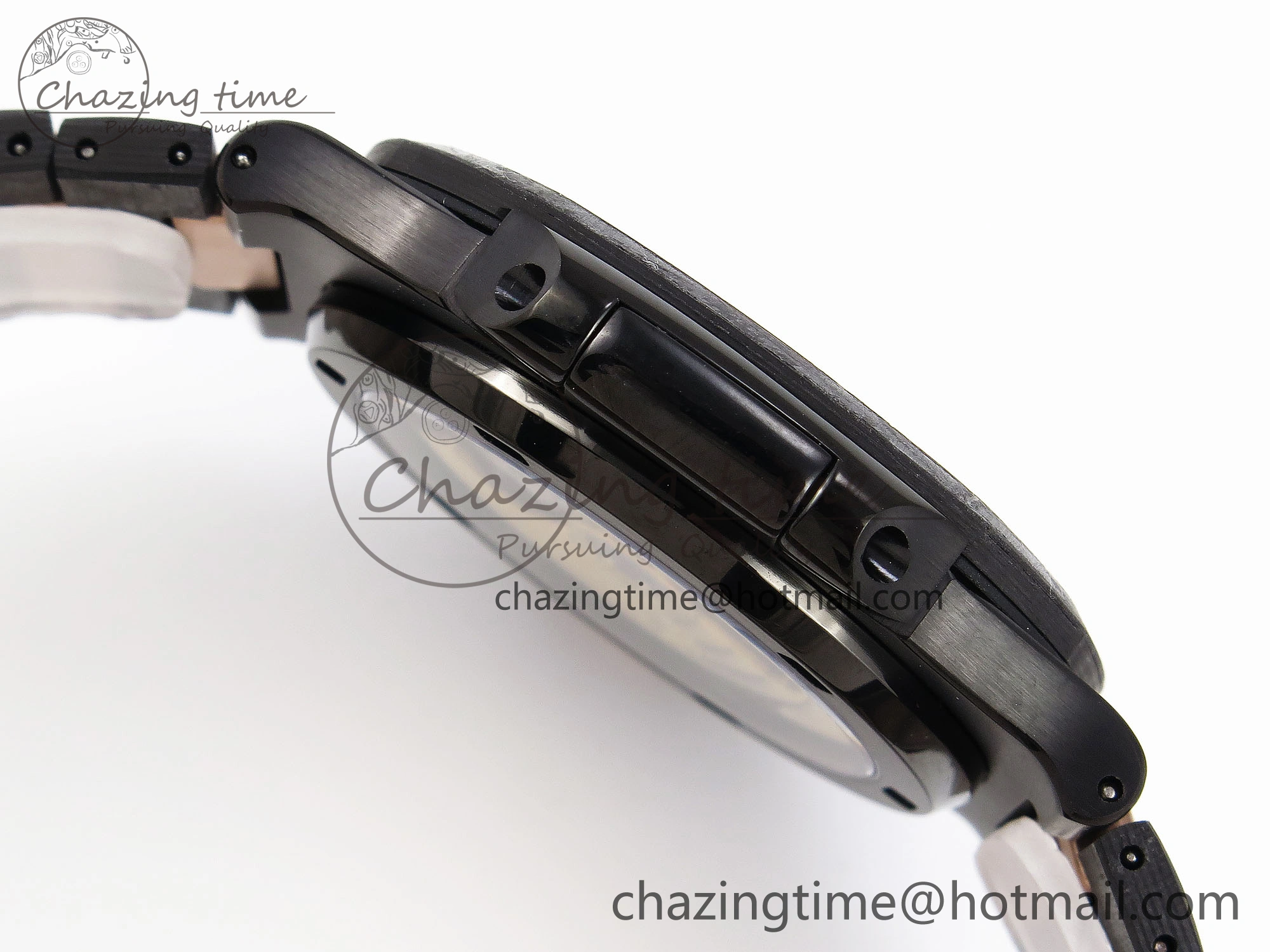 Nautilus 5711 DIW Carbon DIWF 1:1 Best Edition Black Textured Dial on Carbon RG Bracelet 324CS