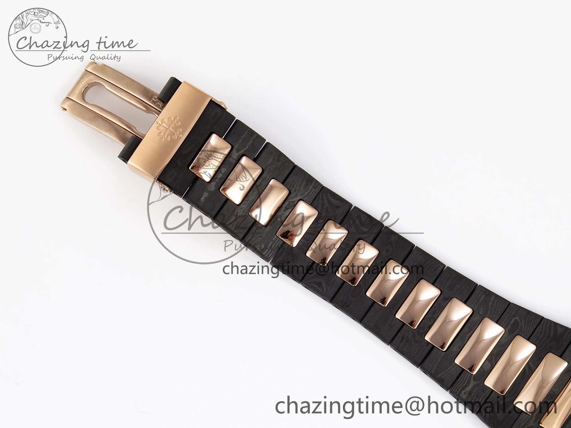Nautilus 5711 DIW Carbon DIWF 1:1 Best Edition Black Textured Dial on Carbon RG Bracelet 324CS