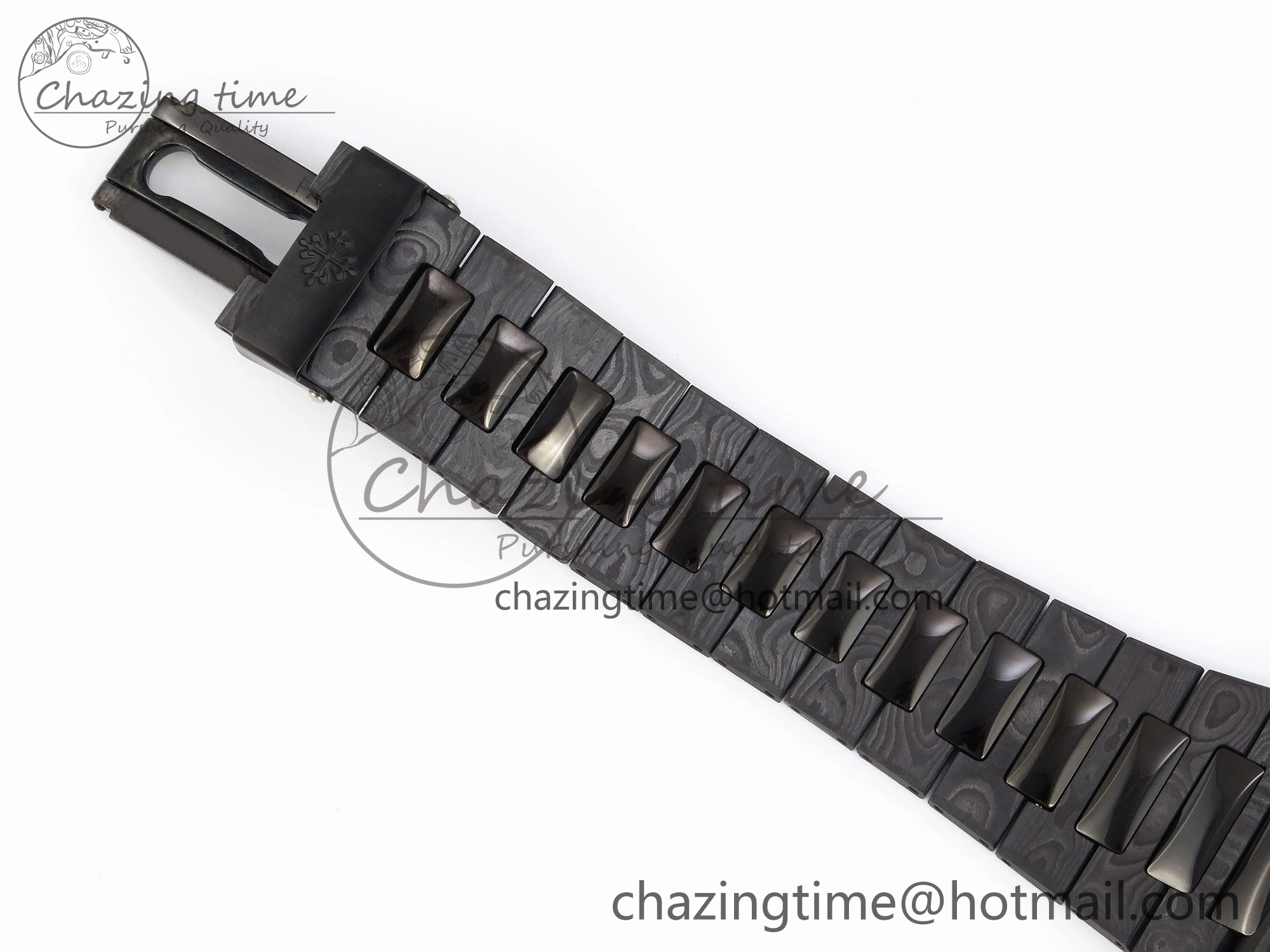 Nautilus 5711 DIW Carbon DIWF 1:1 Best Edition Blue Textured Dial on Carbon PVD Bracelet 324CS