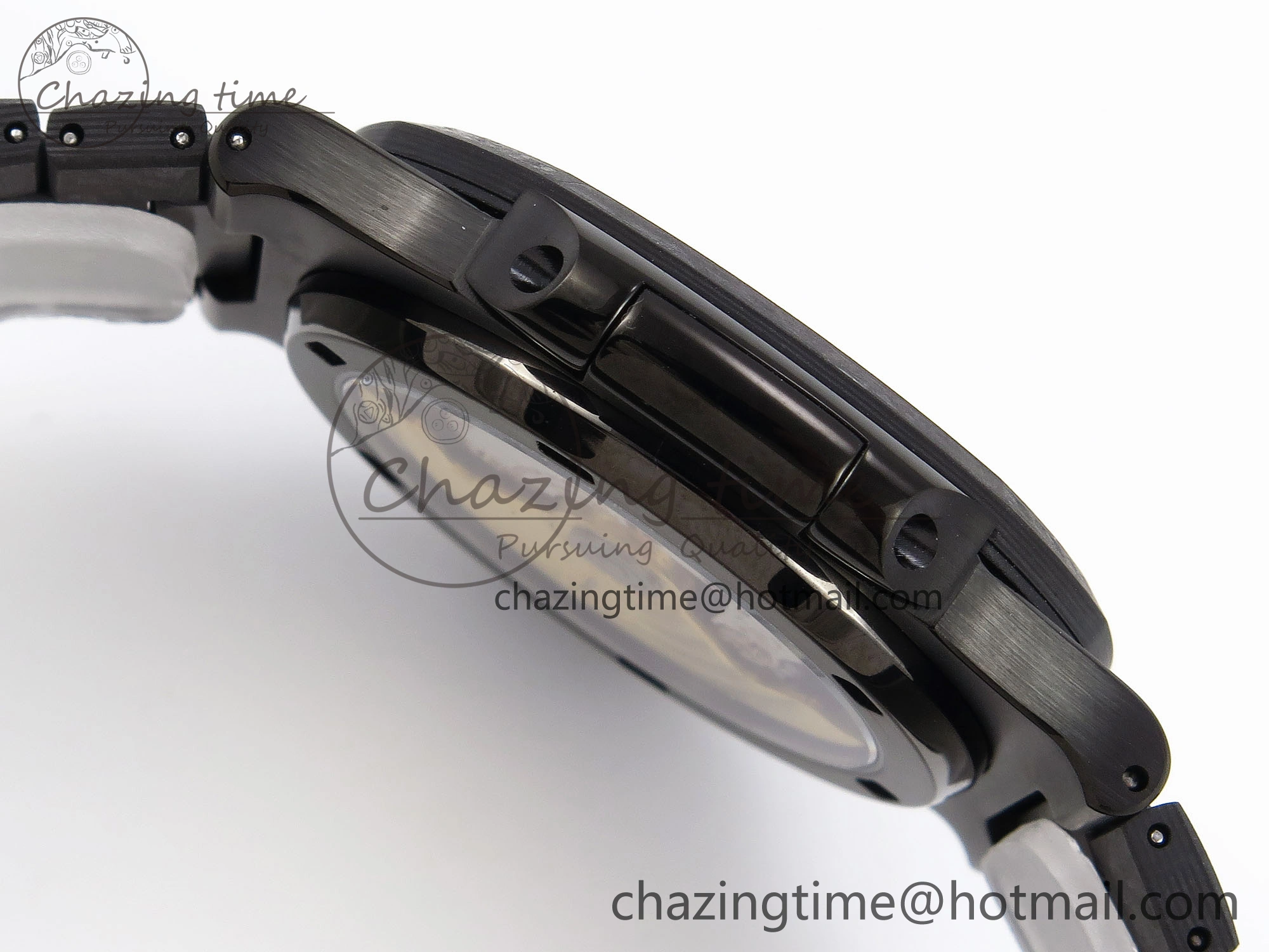 Nautilus 5711 DIW Carbon DIWF 1:1 Best Edition Blue Textured Dial on Carbon PVD Bracelet 324CS