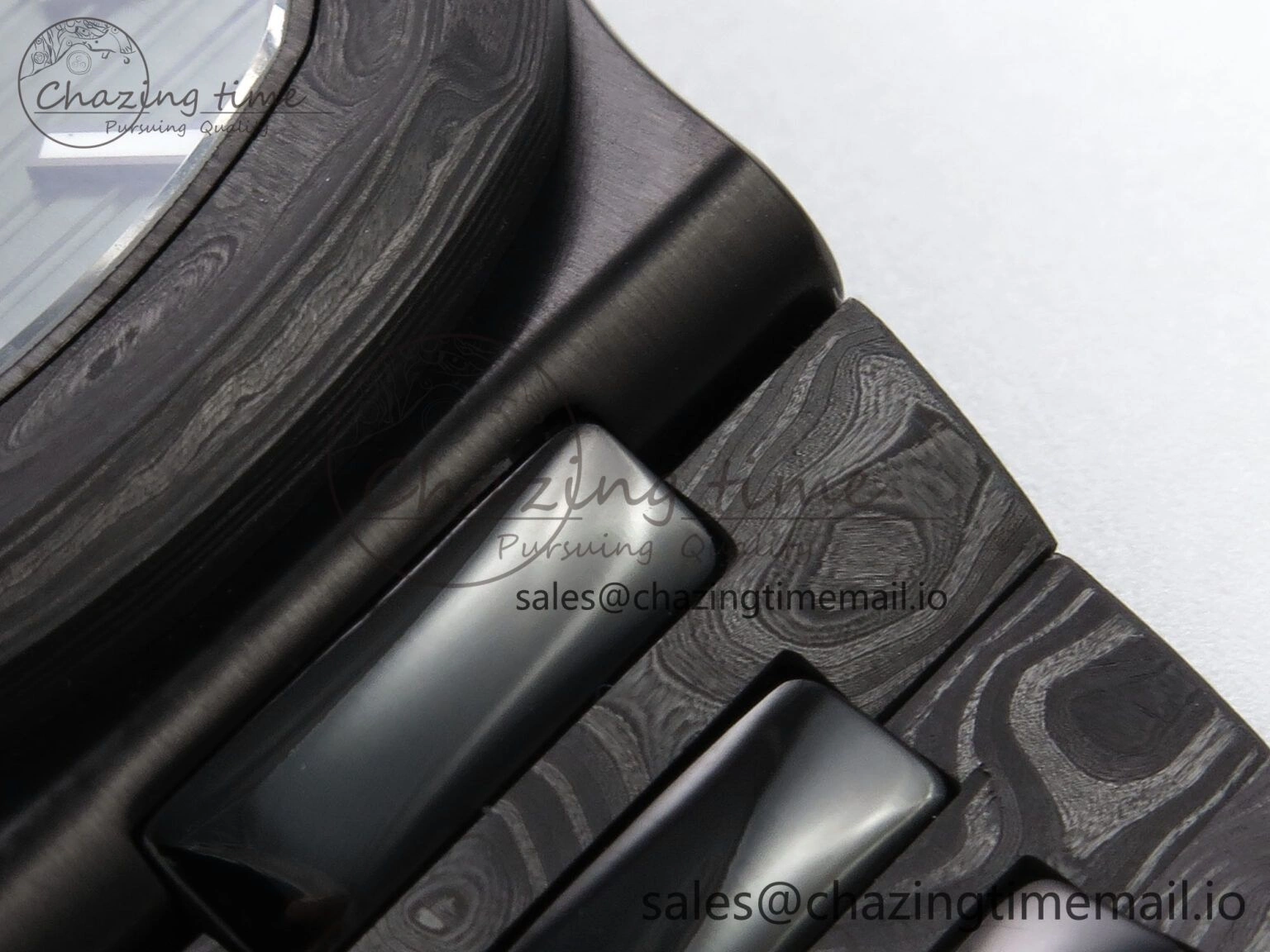 Nautilus 5711 DIW Carbon DIWF 1:1 Best Edition Green Textured Dial On Carbon Bracelet 324CS