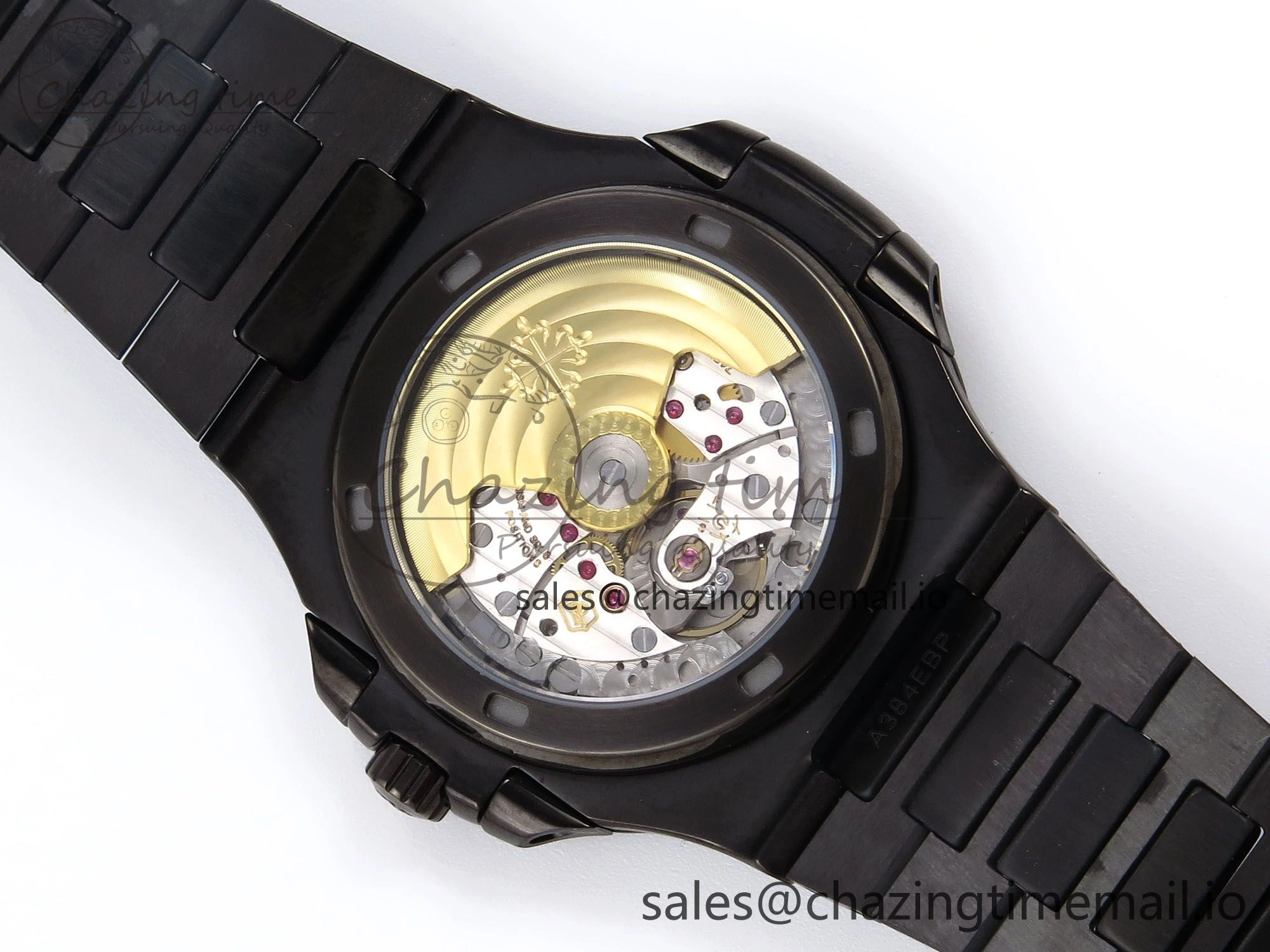 Nautilus 5711 DIW Carbon DIWF 1:1 Best Edition Green Textured Dial On Carbon Bracelet 324CS