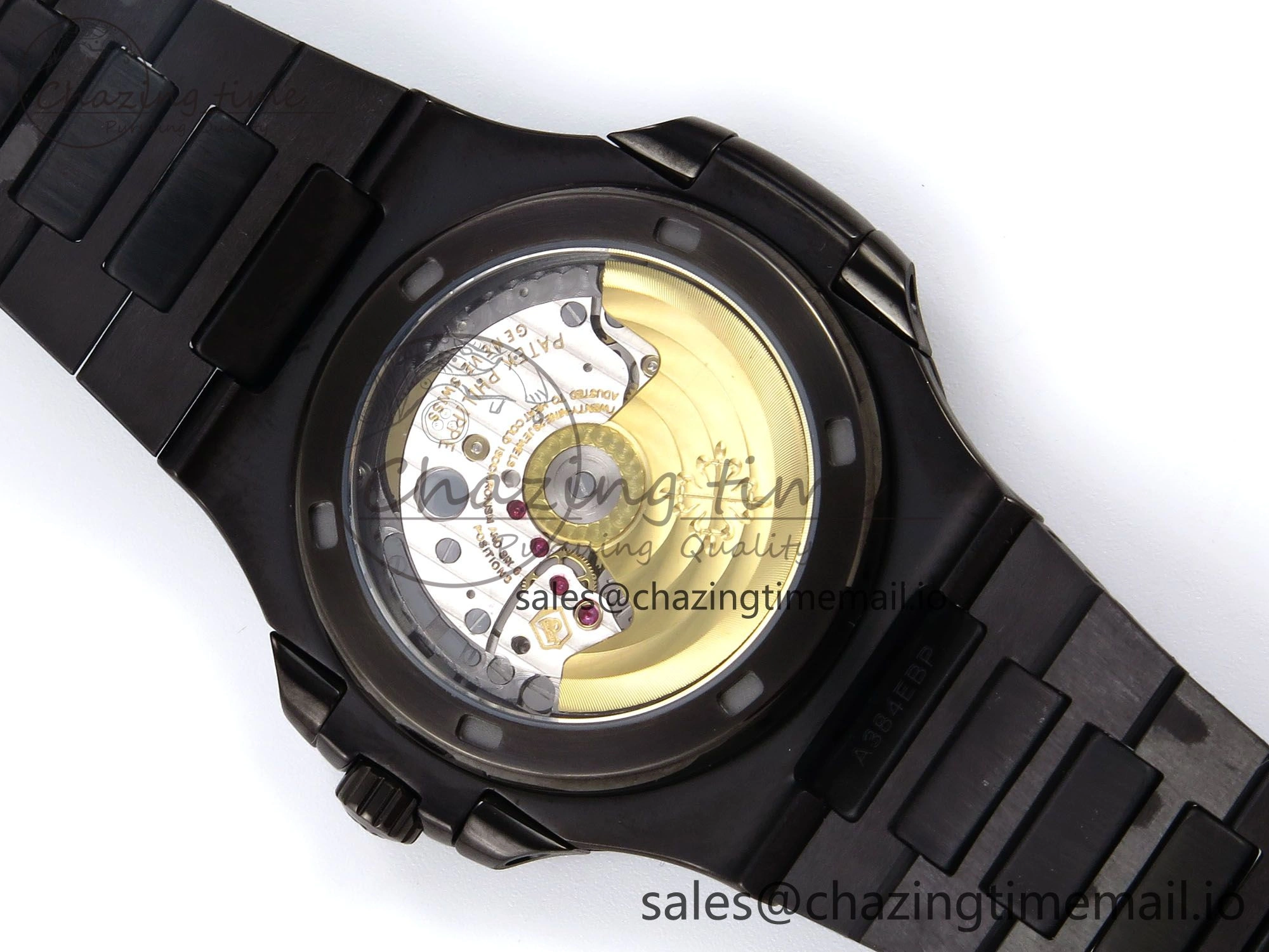 Nautilus 5711 DIW Carbon DIWF 1:1 Best Edition Green Textured Dial On Carbon Bracelet 324CS