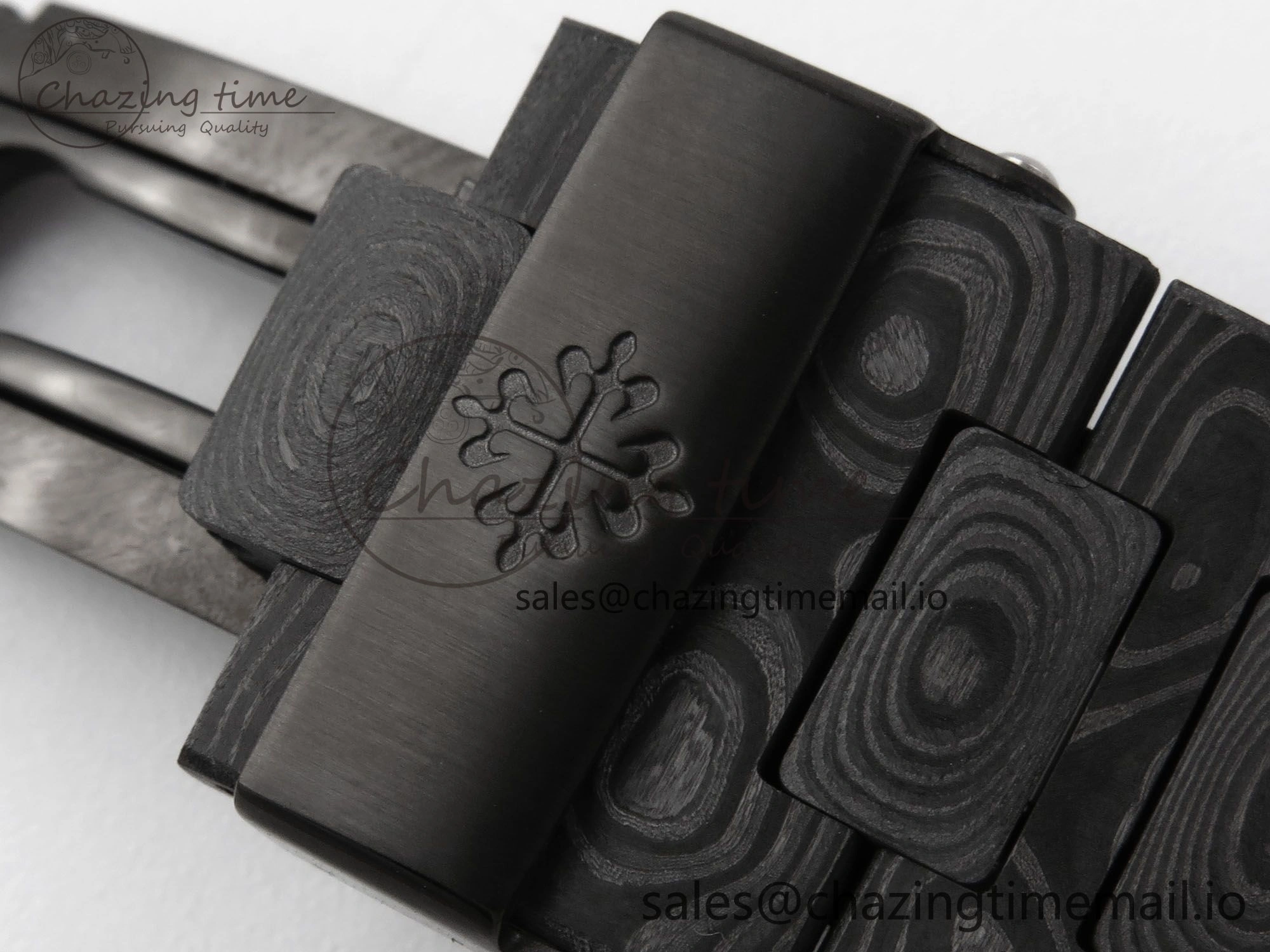 Nautilus 5711 DIW Carbon DIWF 1:1 Best Edition Orange Textured Dial On Carbon Bracelet 324CS