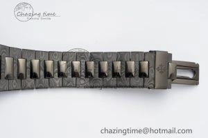 Nautilus 5711 DIW Carbon DIWF 1:1 Best Edition Tiffany Blue Textured Dial on Carbon PVD Bracelet 324CS