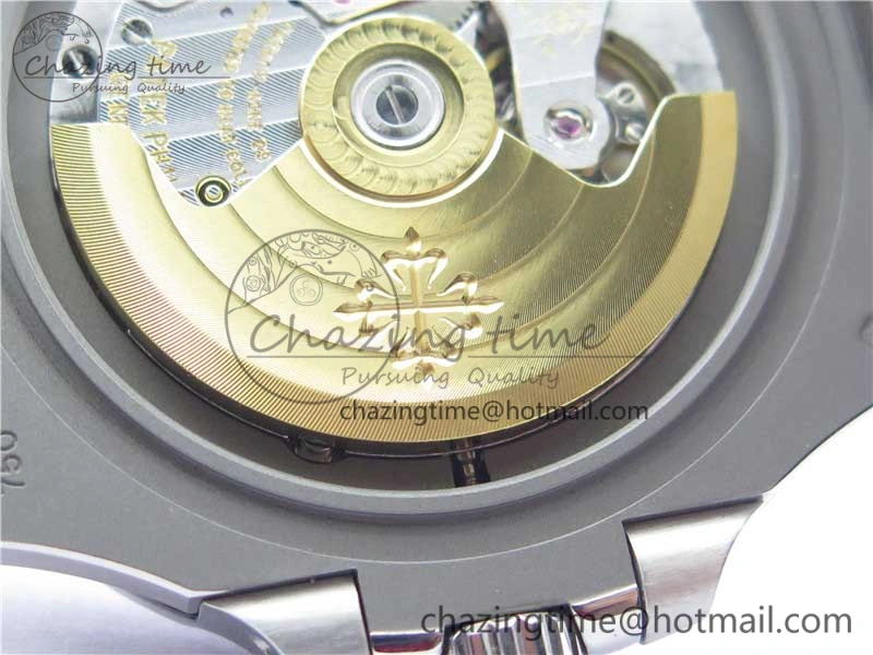 Nautilus 5711 PPF 1:1 Best Edition Blue Textured Dial on Leather Strap 324CS V4