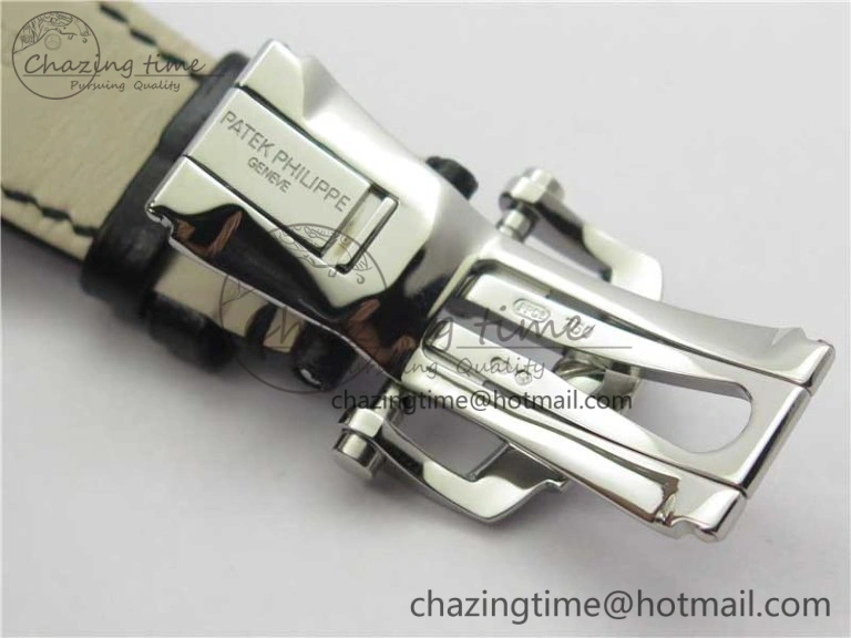 Nautilus 5711 PPF 1:1 Best Edition Gray Textured Dial on Leather Strap 324CS V4