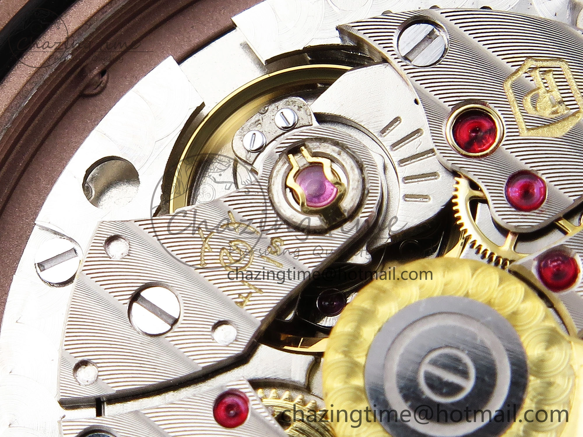 Nautilus 5711 RG GPF 1:1 Best Edition Gray Dial Purple Diamonds Bezel on RG Bracelet 324CS