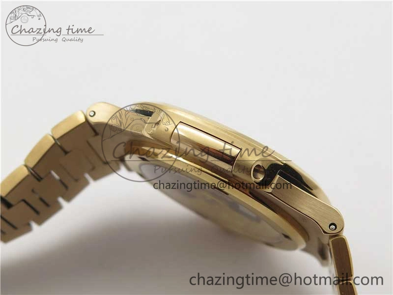 Nautilus 5711 RG PPF 1:1 Best Edition White Dial Diamonds Bezel on RG Bracelet 324CS (Free box) V4